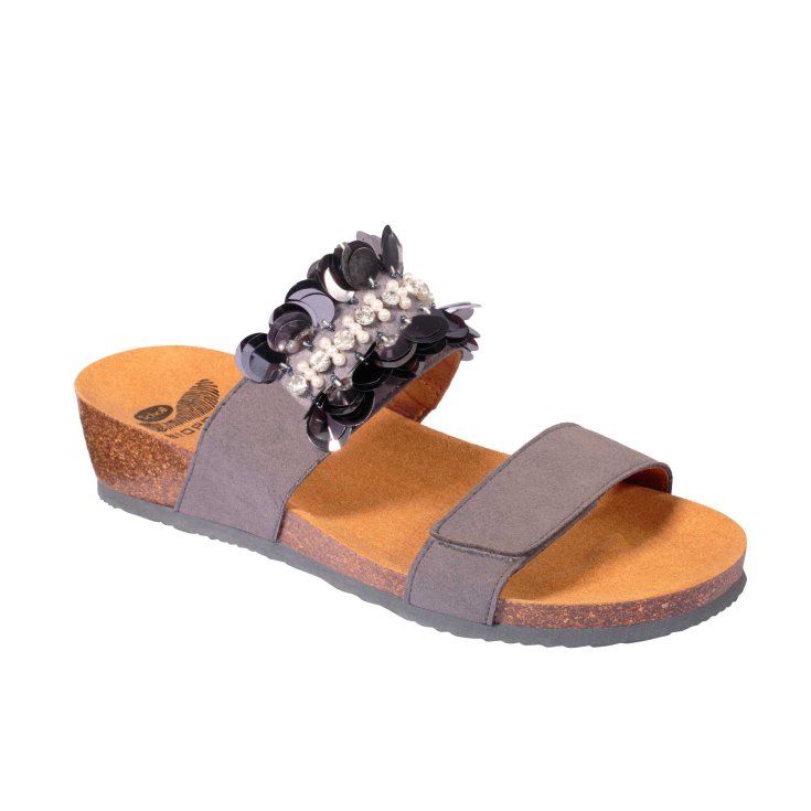 Dr. Scholl Chantalband Microfib Grau 39
