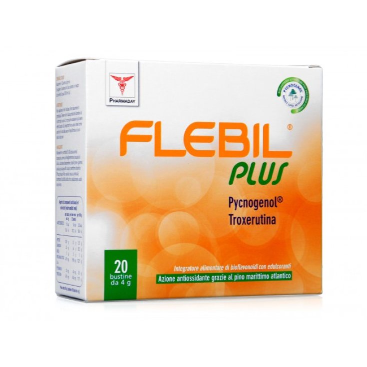 Pharmaday Pharmaceutical Flebil Plus Nahrungsergänzungsmittel 20er Stickpack