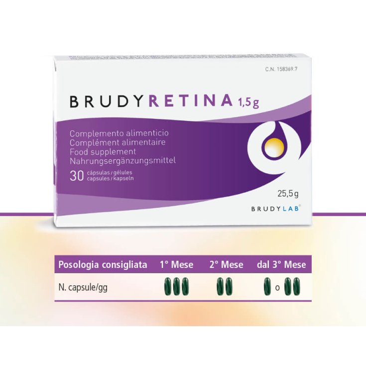 BrudyLab BrudyRetina Nahrungsergänzungsmittel 30 Kapseln