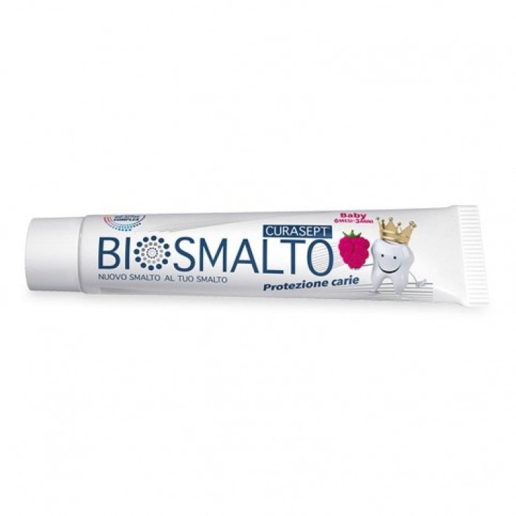 Curasept Biosmalto Baby Zahnpasta für Kinder 6-36 Monate ohne Fluorid 30ml
