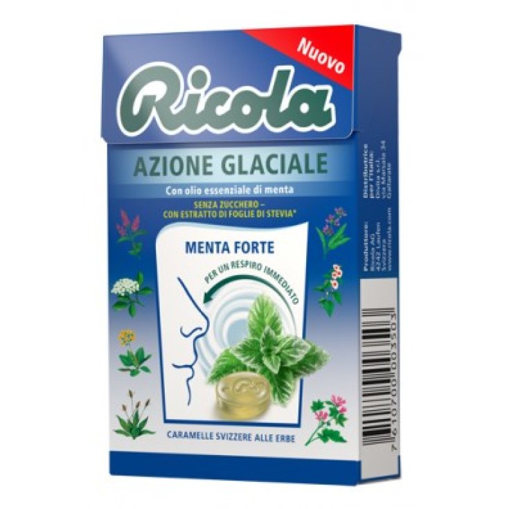 Ricola Glacial Action mit ätherischem Minzöl 50g
