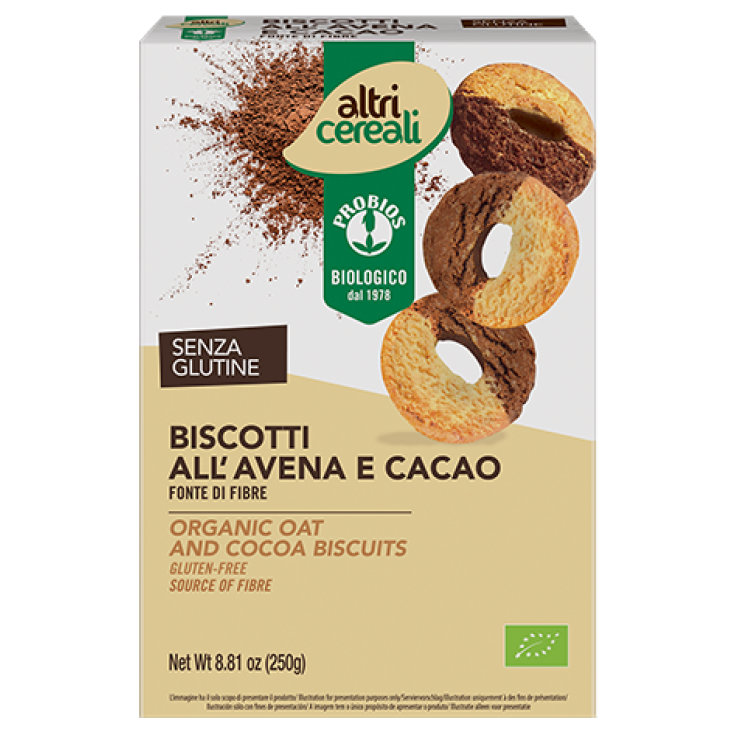 Andere Cerealien Hafer-Kakao-Kekse Probios 250g