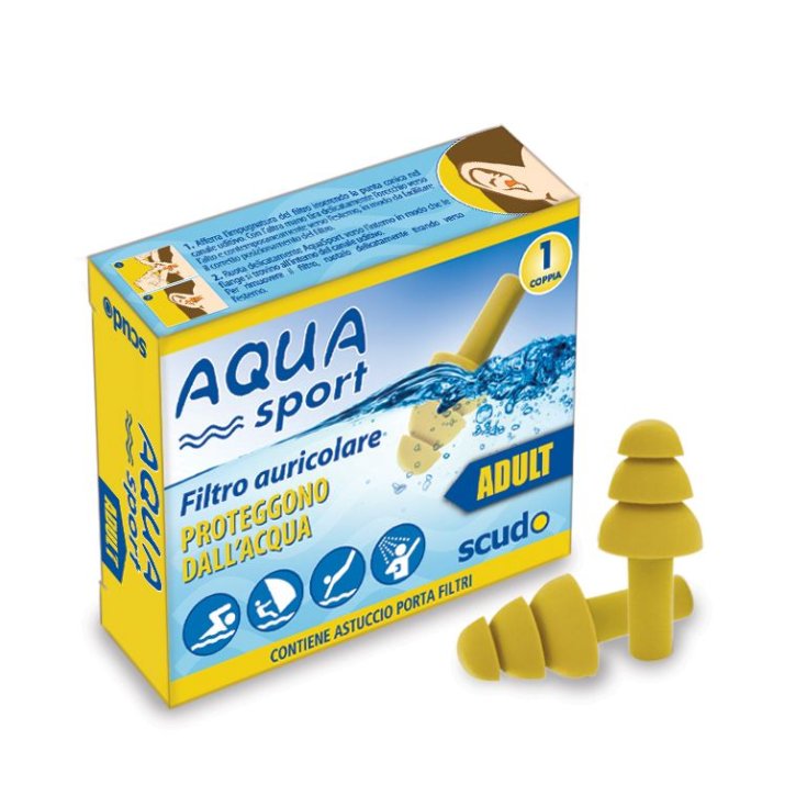Aquasport Gehörschutzstöpsel für Erwachsene 2 Stück