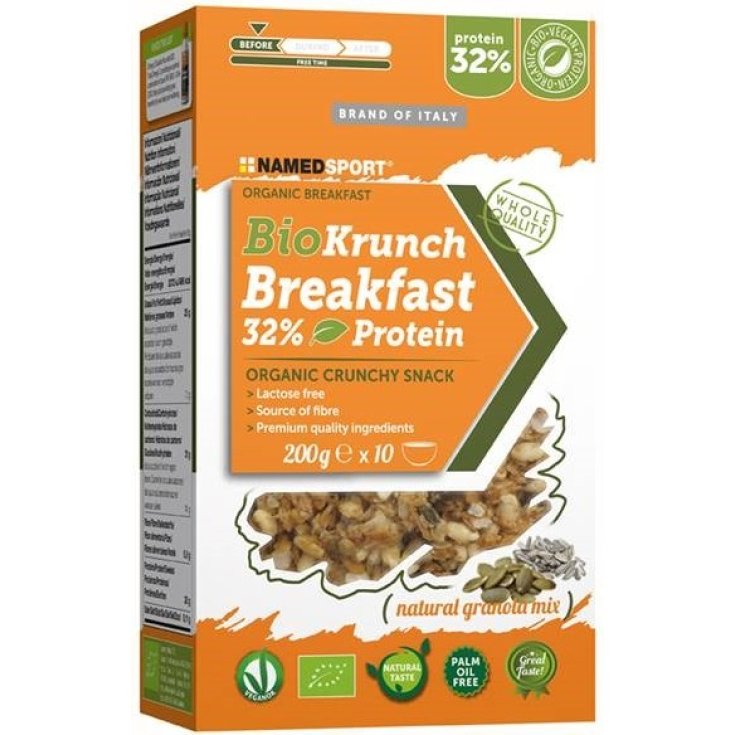 Biokrunch Breakfast 32% Protein Natürliche Müslimischung NamedSport® 200g