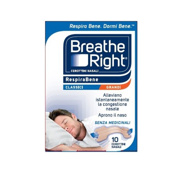 Breathe Right® Big Classic Nasenpflaster 10 Stück