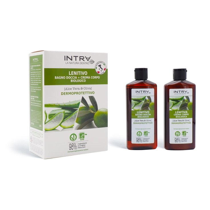 Aloe Vera & Olive Bath Shower Set 200ml + Körpercreme 200ml Intra