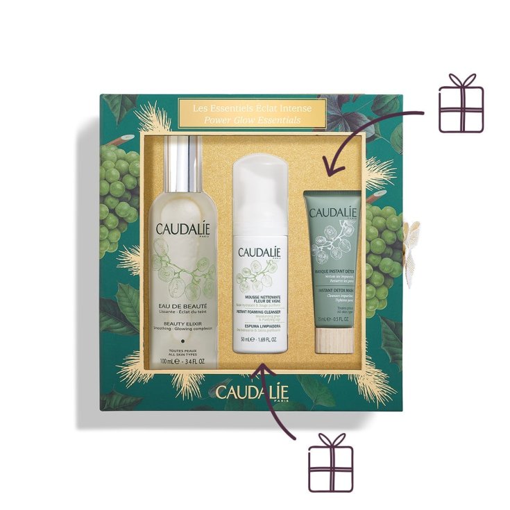 Schatulle der Essentials Luminosity Caudalìe Set 3 Produkte