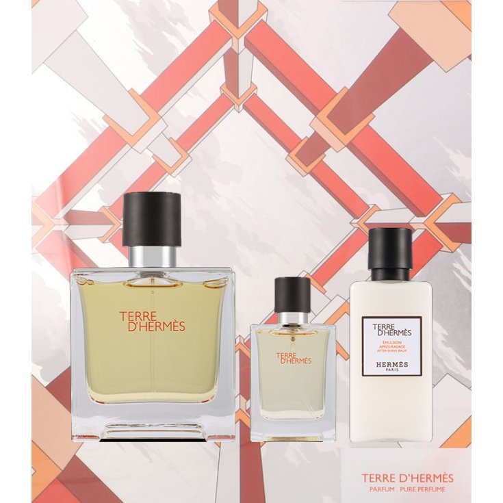 * HERMES TERRE PARFUM KIT EP75 + AS + MI