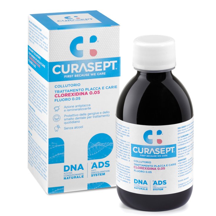 Mundwasser - Chlorhexidin 0,05 mit ADS + DNA Curasept® 200ml
