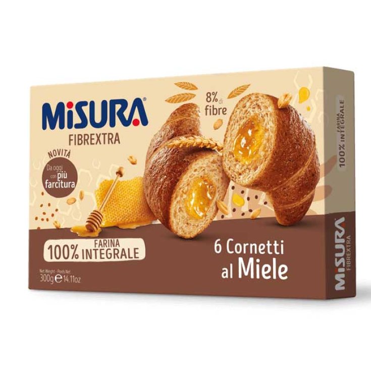 Cornetti Fiber Extra mit Honig Misura® 300g