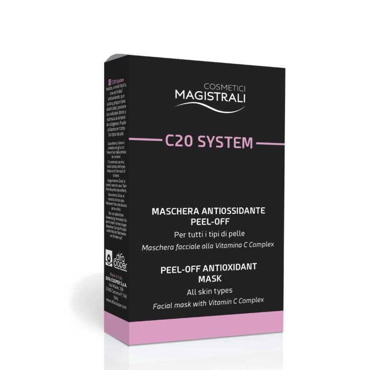 Masterful Cosmetics C20 System Peel-Off-Antioxidans-Maske, 5 Beutel