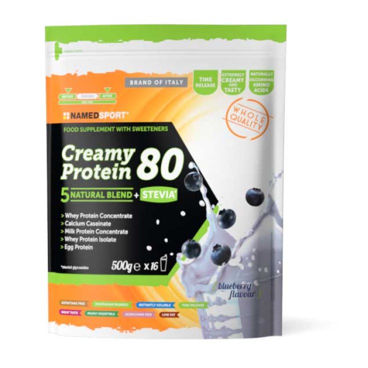 Cremiges Protein 80 Heidelbeere NamedSport 500g