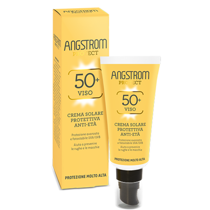 Angstrom Protect Feuchtigkeitsspendende und Anti-Aging-Sonnencreme für das Gesicht SPF 50+, 40 ml