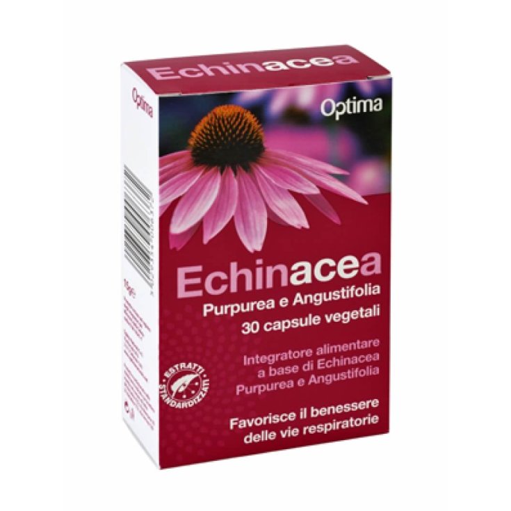Echinacea Purpurea E Angustifolia Optima Naturals 30 pflanzliche Kapseln