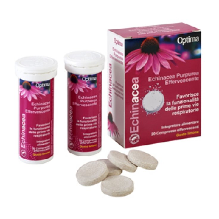 Echinacea Purpurea Effervescente Optima Naturals 20 Tabletten