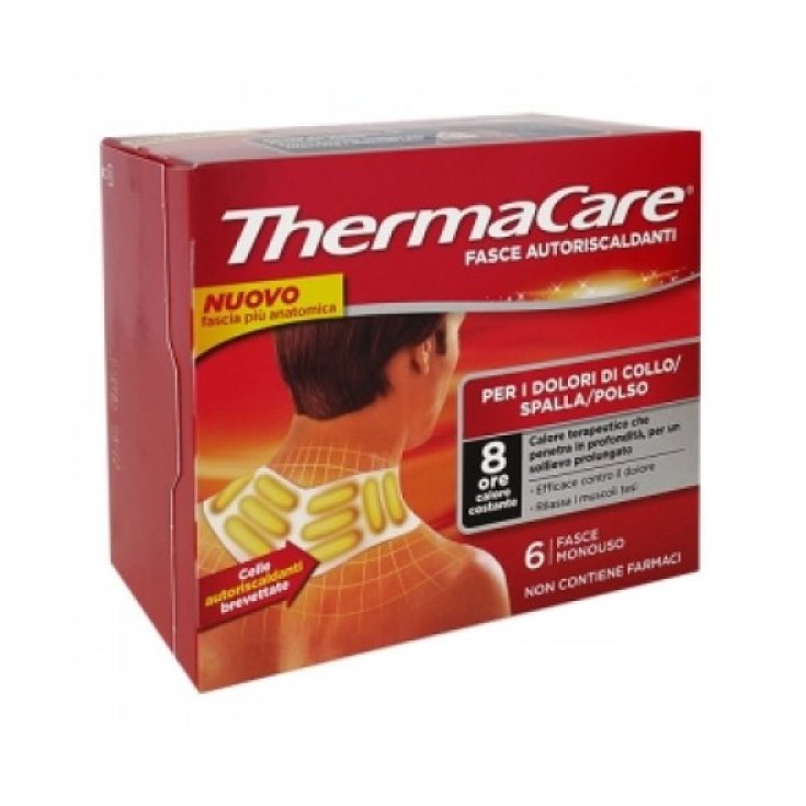 Thermacare® selbsterwärmende Bandagen Hals Schulter Handgelenk 6 Bänder