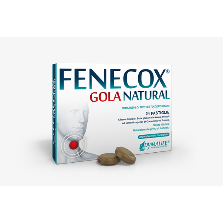 Fenecox® Throat Natürliche Minze und Eukalyptus Dymalife® 36 Tabletten