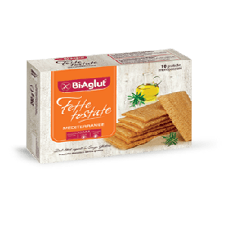 BiAglut® Glutenfreie mediterrane Toastscheiben 10 Einzelportionen