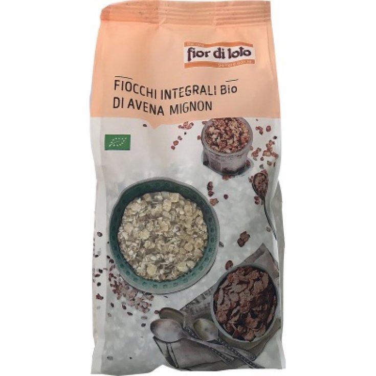 Bio Vollkorn Haferflocken Mignon Fior Di Loto 500g