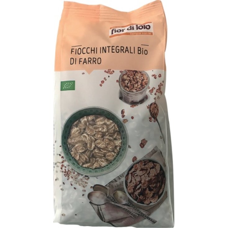 Bio Dinkelvollkornflocken Fior Di Loto 500g