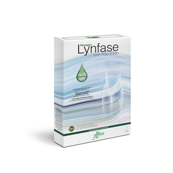 Fitomagra Lynfase Fluid Concentrate Aboca 12 Fläschchen mit 15 g