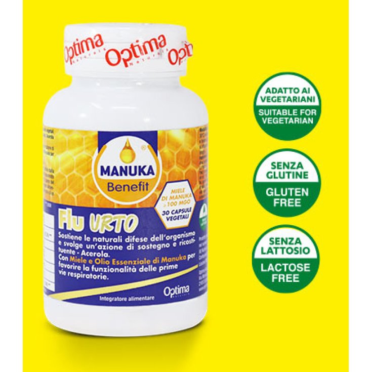 Grippe Urto Manuka Benefit® Optima Naturals 30 Kapseln