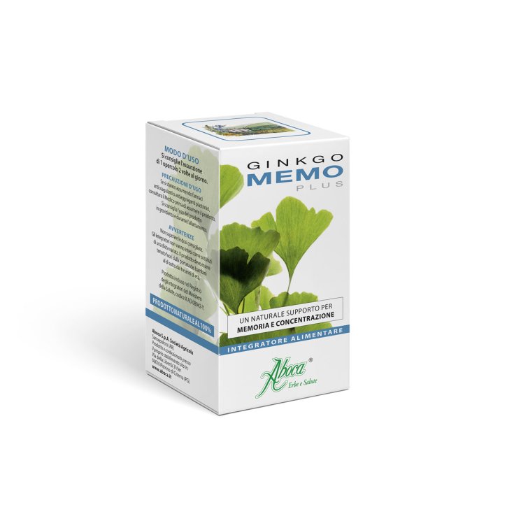 GinkgoMemo Plus Aboca 50 Kapseln mit 500 mg