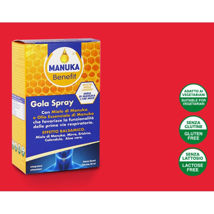 Halsspray Manuka Benefit® Optima Naturals 20ml