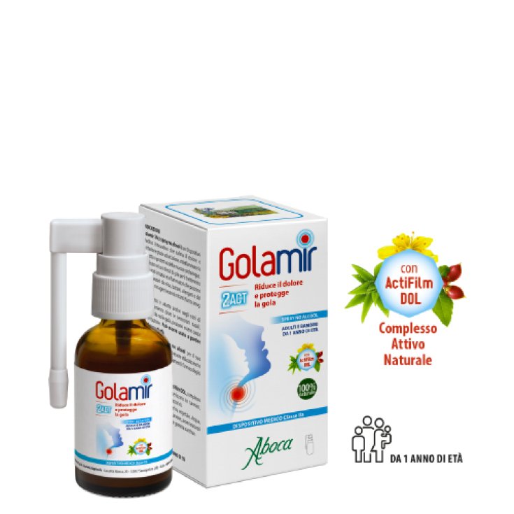 Golamir 2ACT Spray ohne Alkohol Aboca 30ml