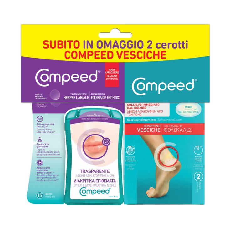 Herpes + Compeed®-Blasen