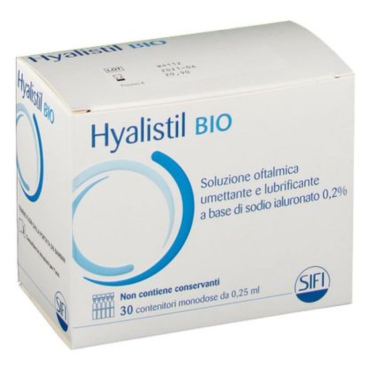 Hyalistil Bio Pf SIFI 30 Einzeldosis-Augengleitmittel