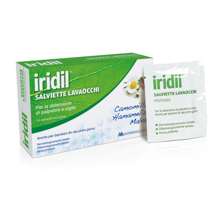 Iridil® Augenspültücher MONTEFARMACOi 14 Stück
