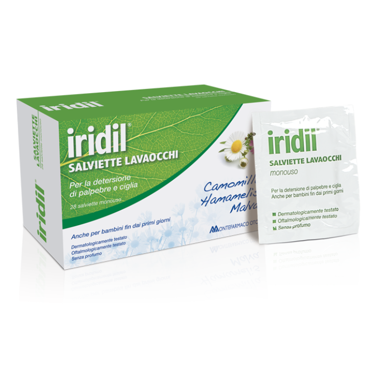 Iridil® MONTEFARMACO Augenspültücher 28 Stück