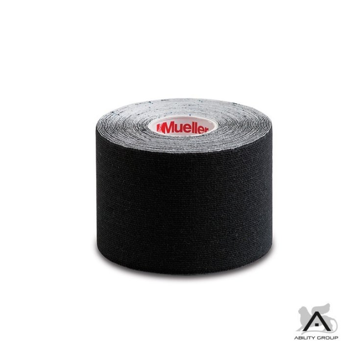 Kinesiologisches Tape Muellere 5x500cm Schwarz