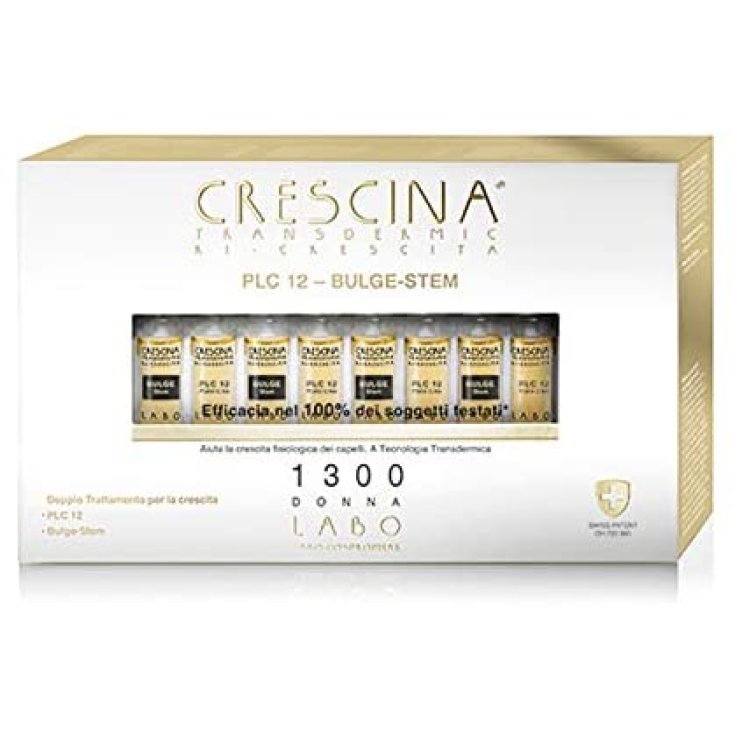 Labo Crescina Transdermic Regrowth 1300 Frau 40 Ampullen