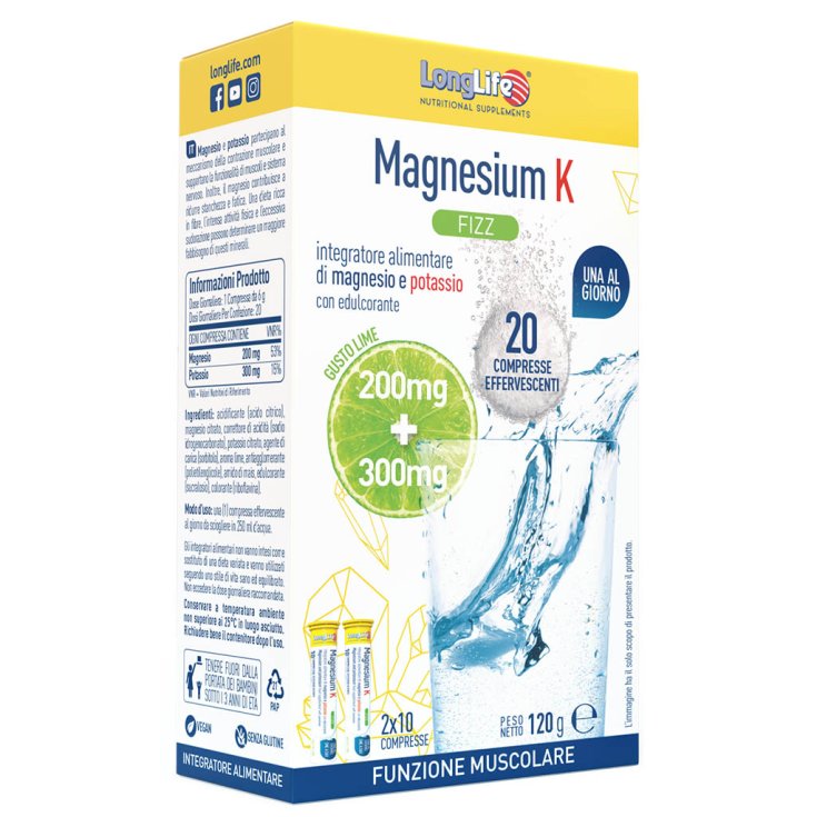 Magnesium K Fizz LongLife® 20 Tabletten