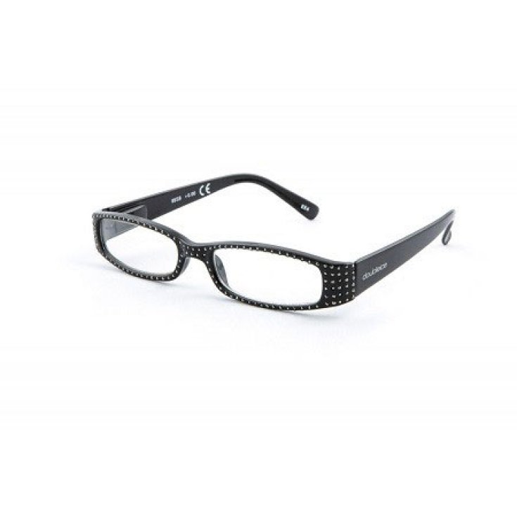 Manhattan Doubleice Brille Schwarz Dioptrien +1,50