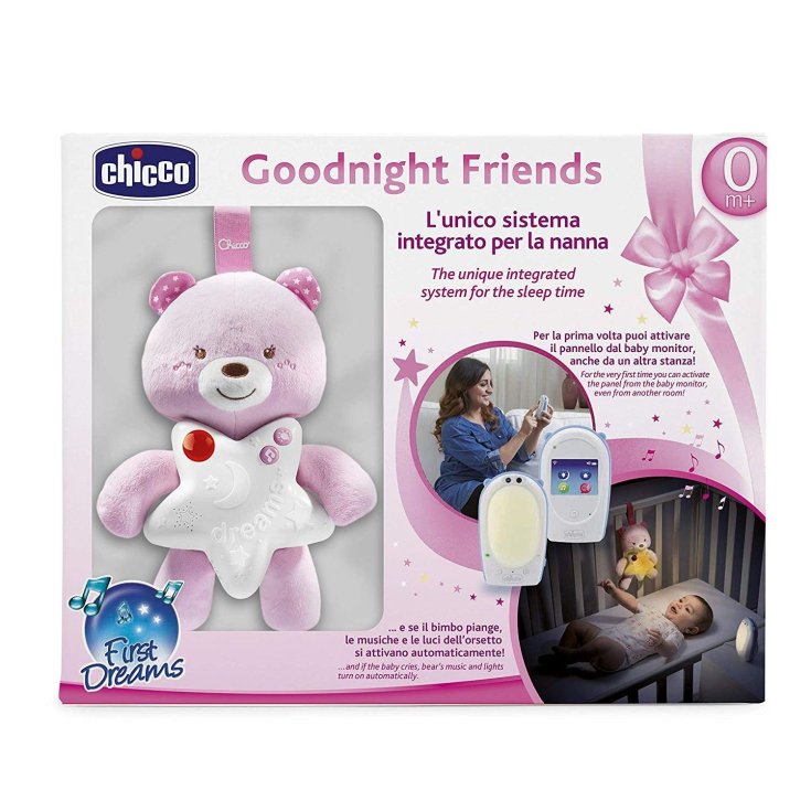 Goodnight Friends Baby Girl Chicco® Monitor und Panel