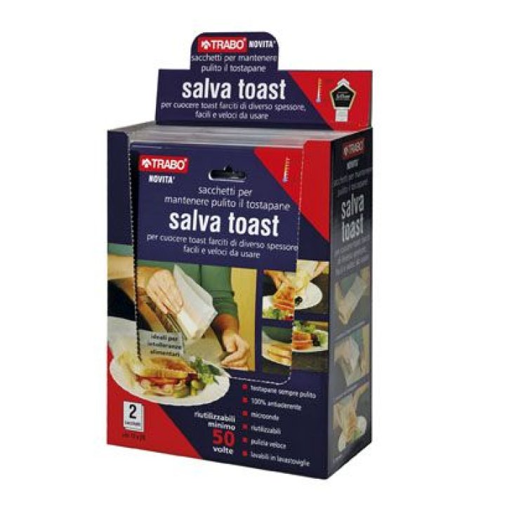 Trabo Salva Toastbeutel ideal bei Nahrungsmittelunverträglichkeiten 2 Beutel