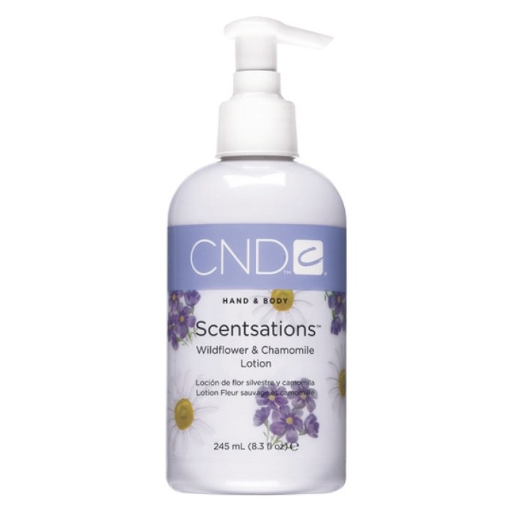 Cnd Hand Body Scentsations - Feuchtigkeitslotion mit Wildblumen und Kamille, 245 ml