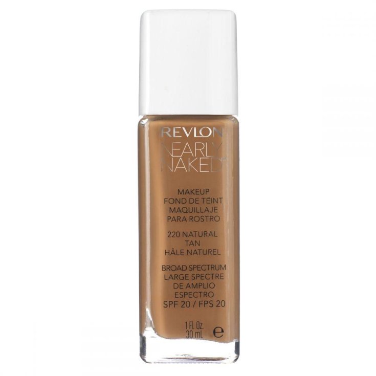 Revlon Fast Naked Makeup Nude Fluid Foundation 220 Natural Tan