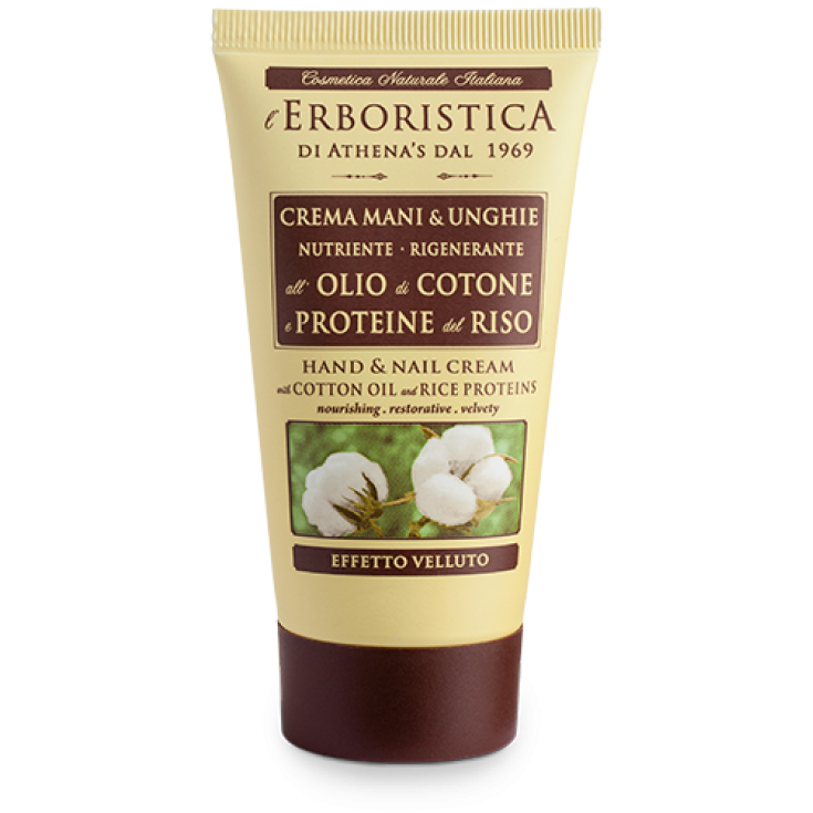 Athena's Hand- und Nagelcreme mit Baumwollöl und Reisprotein 75 ml