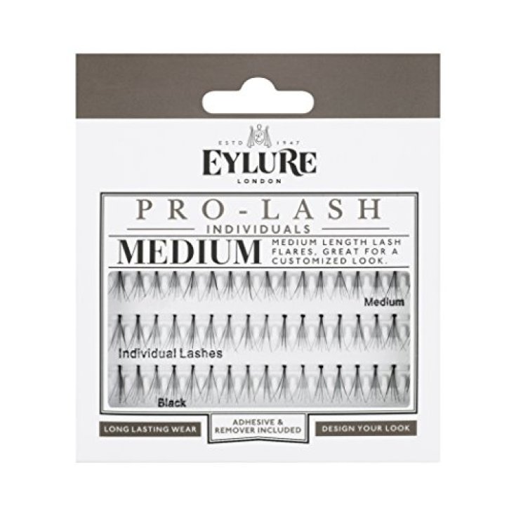 Uragme Eylure PPRO-LASH Einzelne falsche Wimpern mit einzelnen Büscheln mittlerer Größe