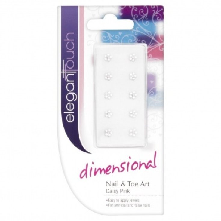 Uragme Elegant Touch Dimensional Nail & Toe Art Daisy Pink