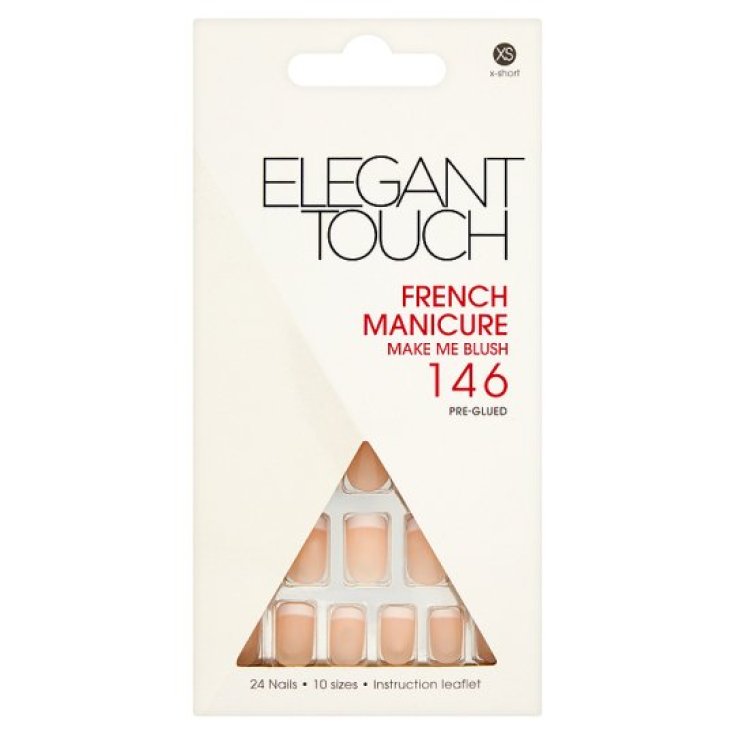 Uragme Elegant Touch French Manicure 24 vorgeklebte Nägel Nr. 146