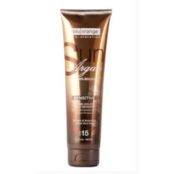 Blu Orange Sun Argan Sensitive SPF15 Sonnenmilch für empfindliche Haut 200 ml