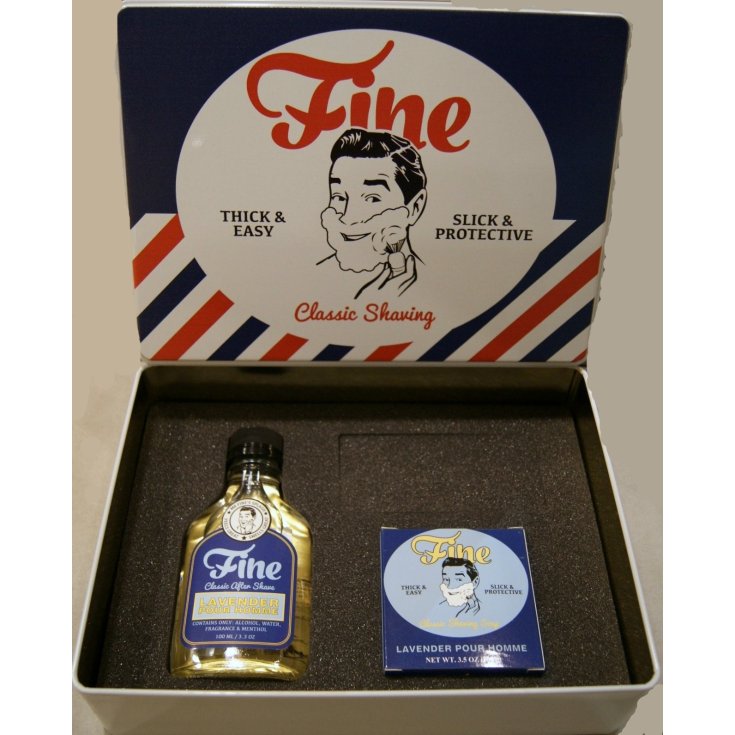 Fine Kit Lavender Homme After Shave 100 ml + Rasierseife 100 g