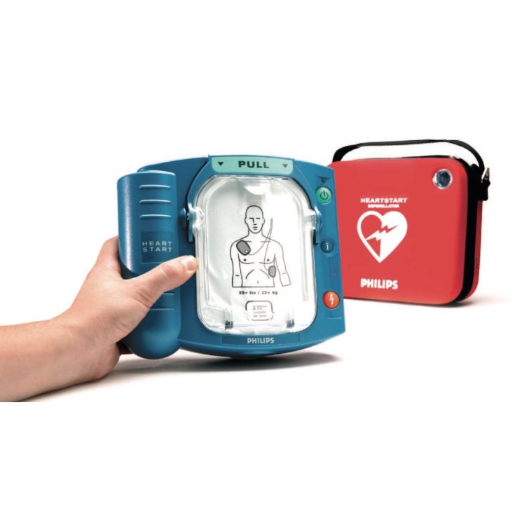 Philips Defibrillator Hs1 AED halbautomatisch mit Tasche