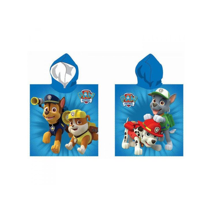 Poncho Bademantel Strandtuch Babyfrottee Paw Patrol TU