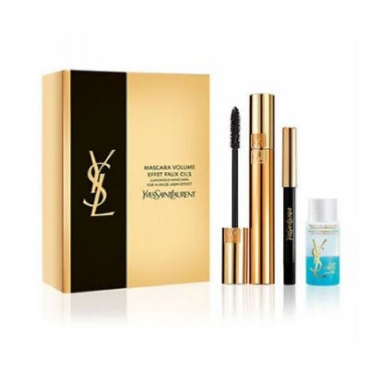 Yves Saint Laurent Mascara Volume Color 1 Schwarz + Augen-Make-up-Entferner + Farbstift 1 Schwarz